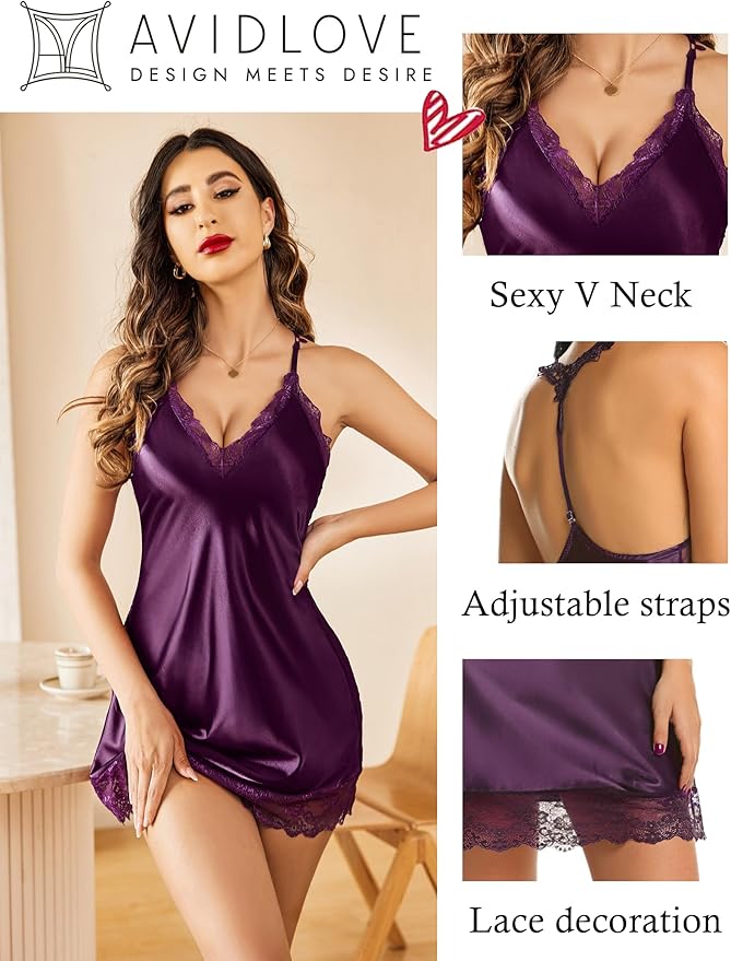 Lace Chemise Nightgown