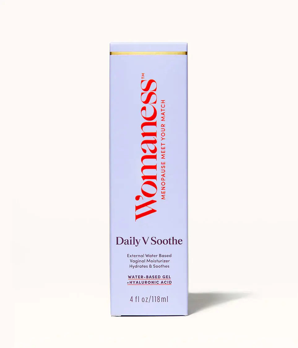 Packaging of Daily V Soothe External Water-Based Moisturizer by Womaness