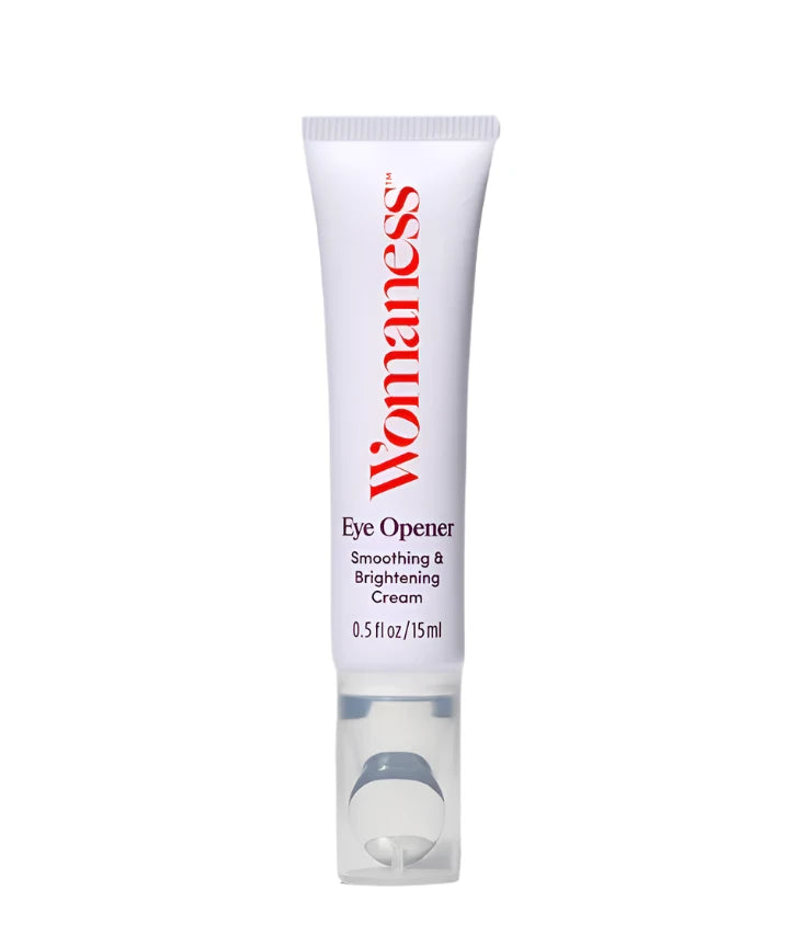 Front view of Eye Opener Smoothing and Brightening Cream by Womaness