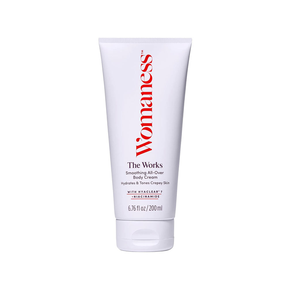 Front view of The Works All-Over Toning Body Cream by Womaness